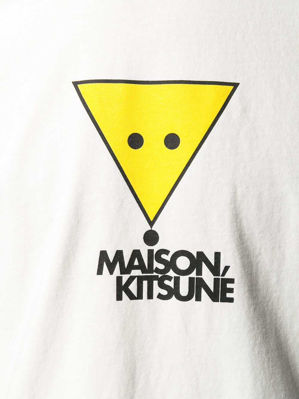 фото Maison Kitsuné футболка Triangle Fox