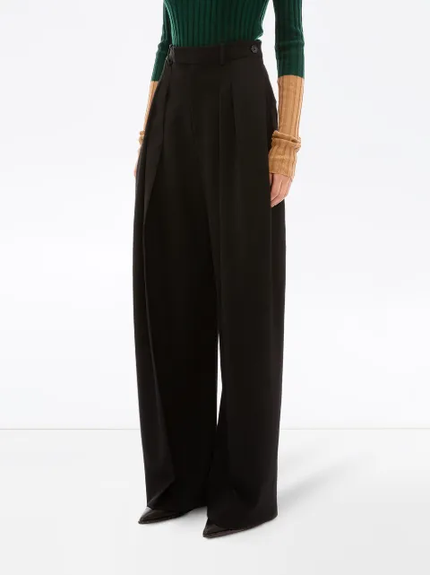 JW ANDERSON HIGH WAISTED WIDE LEG TROUSERS