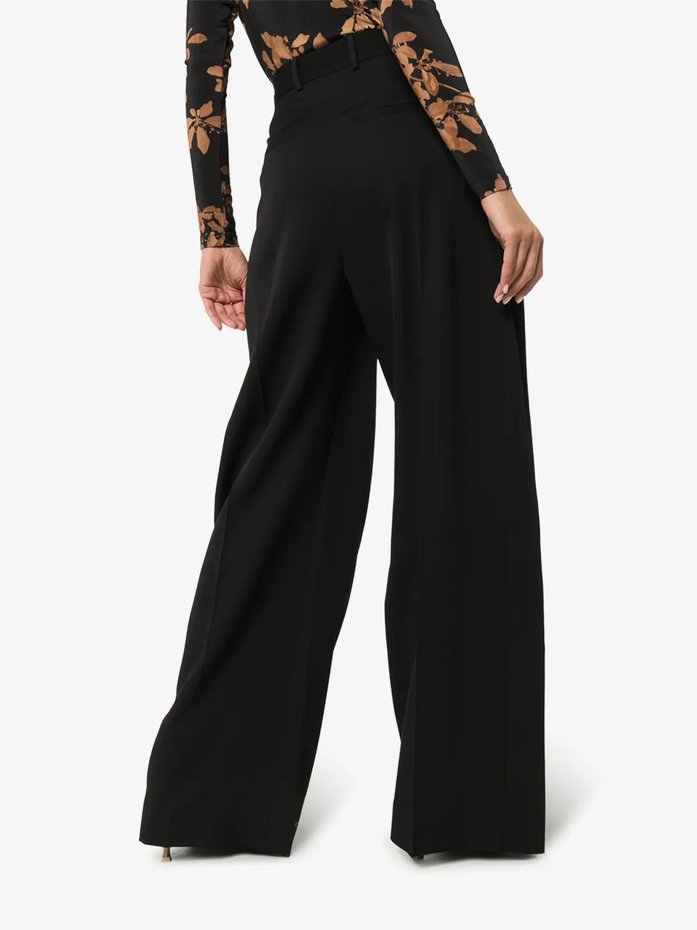 JW ANDERSON JW ANDERSON HIGH WAISTED WIDE LEG TROUSERS,TR06819EPG001114341097