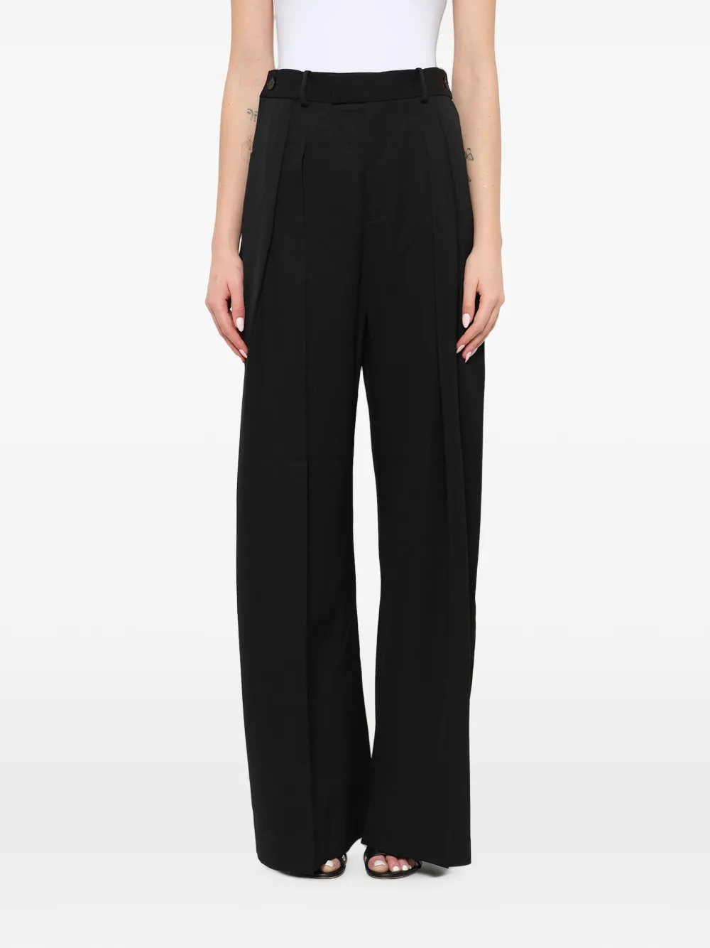 JW Anderson High-waist broek Zwart