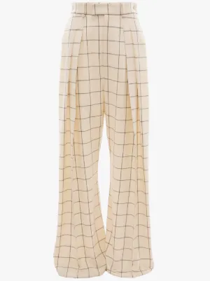 HIGH WAISTED WIDE LEG TROUSERS 