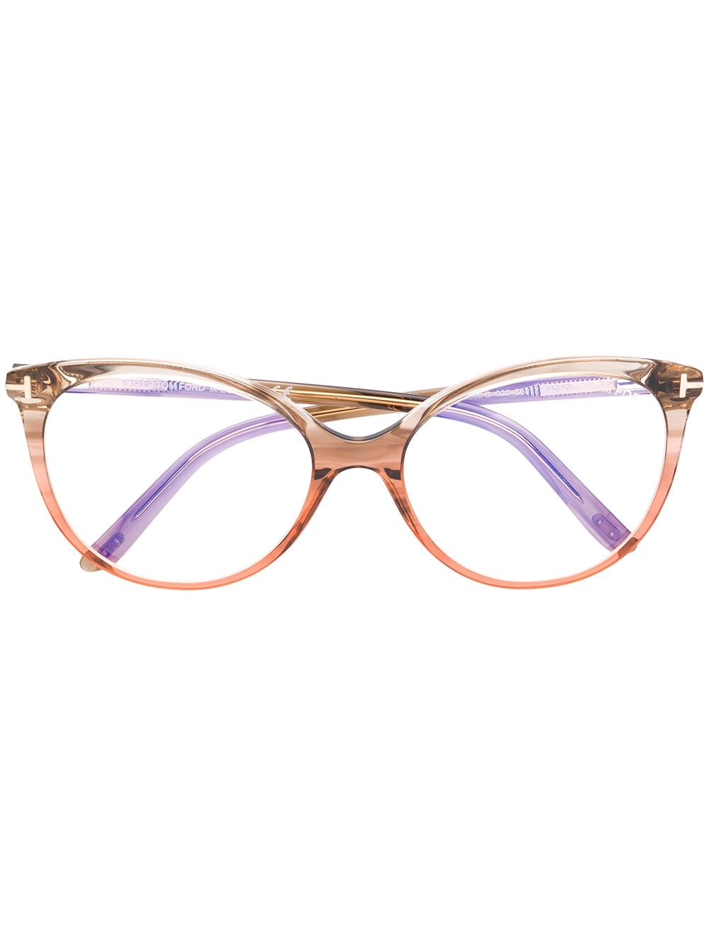 фото Tom ford eyewear очки в оправе 'кошачий глаз'