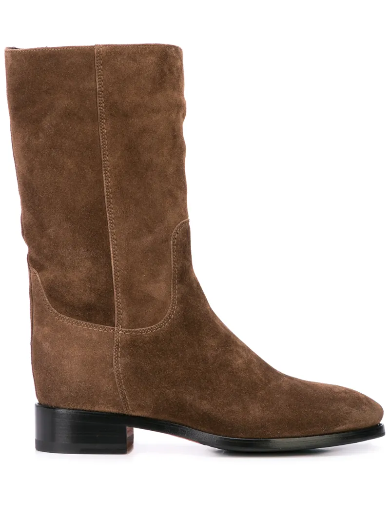 womens brown slipper boots