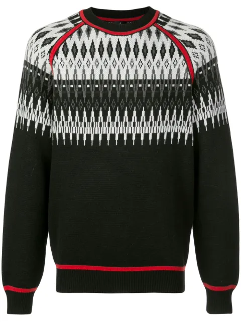 COUNTY OF MILAN Norwegian intarsia jumper
