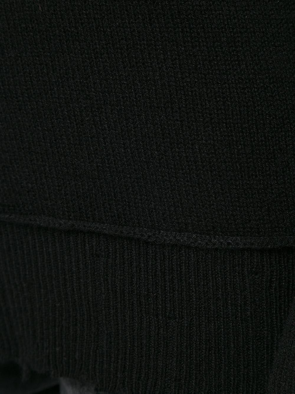 фото R13 кашемировый свитер с эффектом потертости