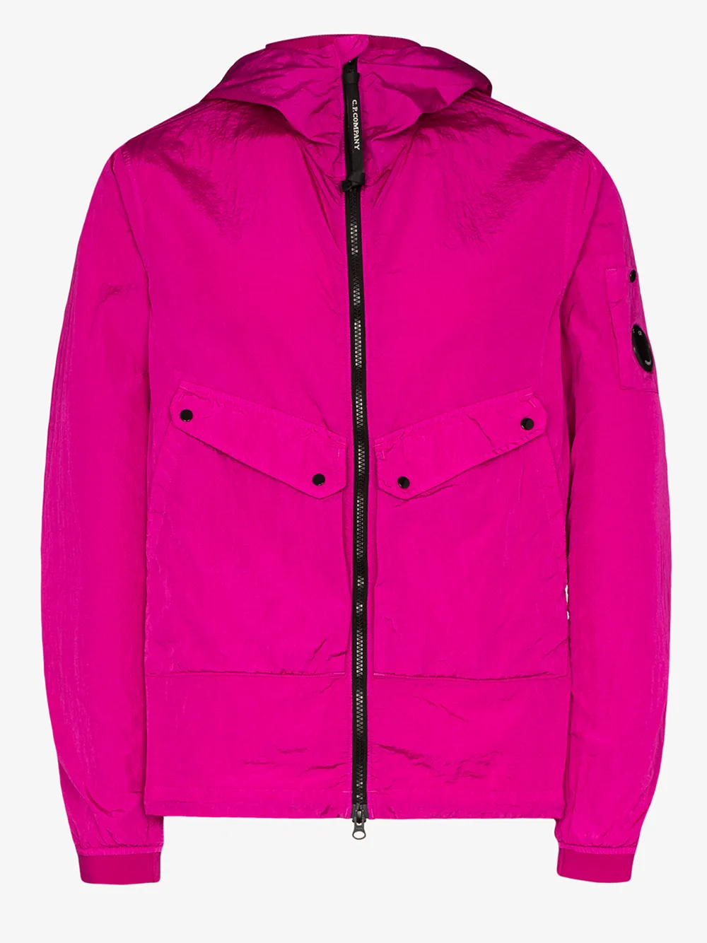 C.p. Company Hooded Lightweight Zip-up Jacket In Pink | ModeSens
