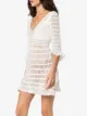 She Made Me Neha crochet ruffled dress