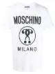 Image 1 of Moschino Milano logo print T-shirt