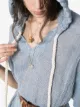 Lisa Marie Fernandez sheer hooded kaftan