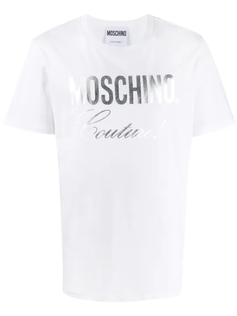 Moschino logo print T-shirt 
