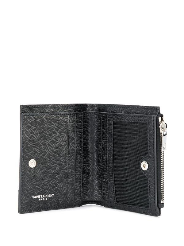 Saint Laurent Quilted Monogram Wallet Farfetch