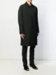 Givenchy logo embellished single-breasted coat