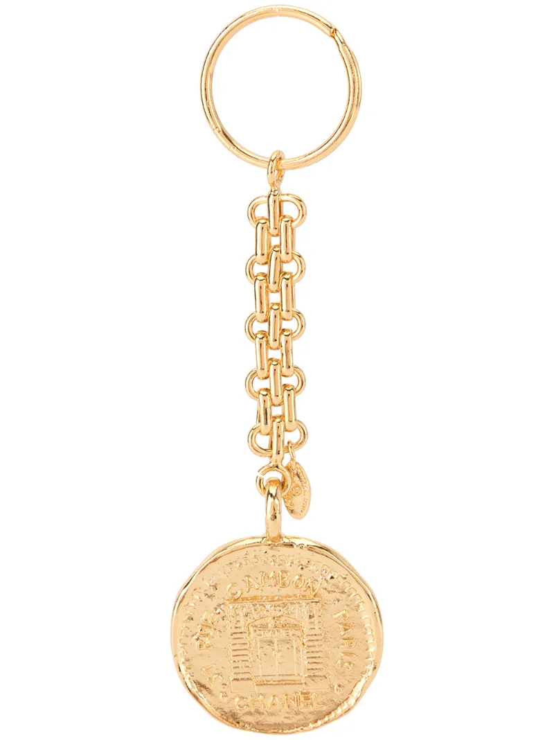 PreOwned Chanel Cc Key Holder Gold ModeSens