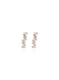 Suzanne Kalan 18kt rose gold Fireworks diamond earrings - Pink