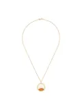 Andrea Fohrman 18kt yellow gold diamond sunset pendant necklace