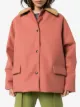 KASSL Editions shearling collar padded jacket
