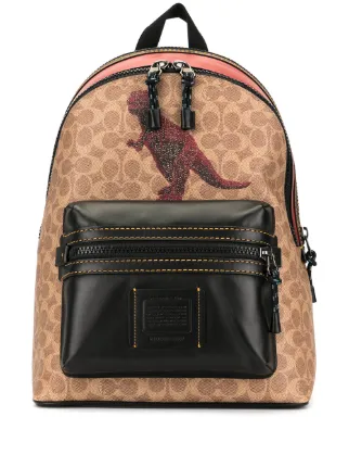 Coach Dinosaur Print Backpack Farfetch