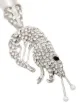 Shrimps Shrimp motif crystal earrings