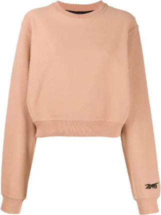 reebok cropped sweatshirt