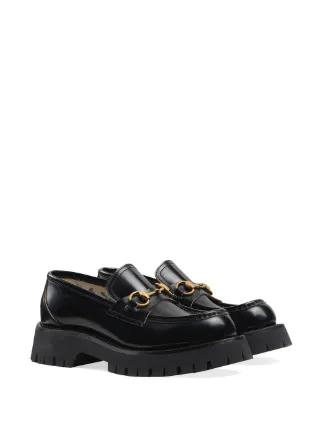 gucci classic lug sole moccasin