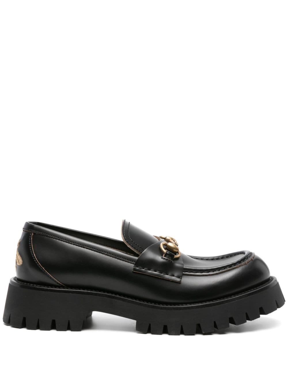 Image 1 of Gucci Horsebit-detail leather loafers