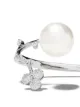 Yoko London 18kt white gold Novus South Sea pearl and diamond three finger ring