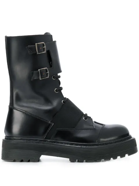 Premiata buckle detail boots
