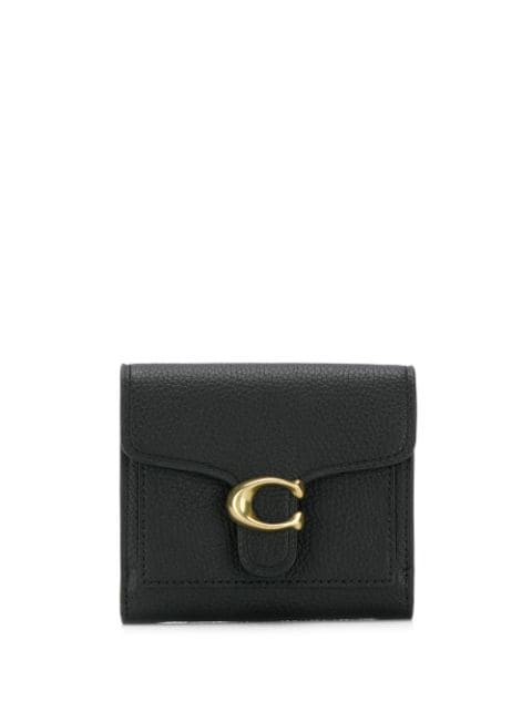 coach mini wallet black