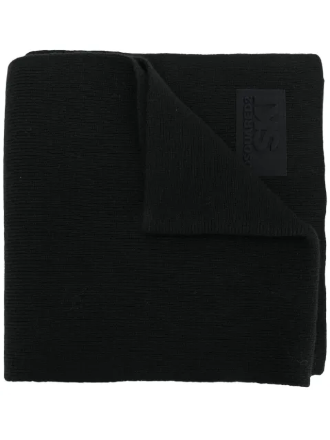 DSQUARED2 écharpe à patch logo