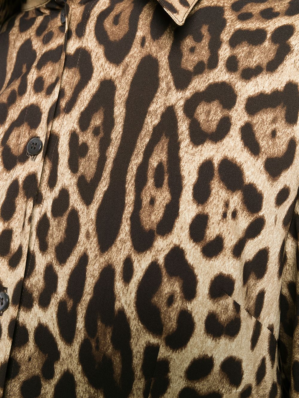 фото Dolce & gabbana рубашка с леопардовым принтом