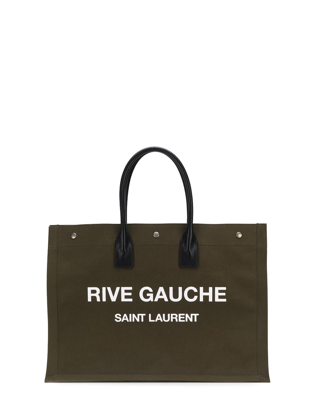 Saint Laurent Rive Gauche Tote Bag In Green