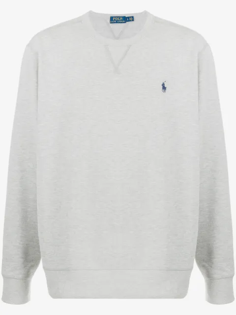 Polo Ralph Lauren Pony-motif fleece-texture sweatshirt