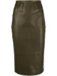 Image 1 of Rochas lambskin pencil skirt