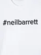 Neil Barrett Kids تيشيرت بطبعة هاشتاغ