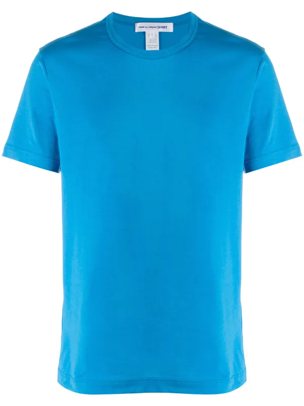 comme des garcons shirt blue