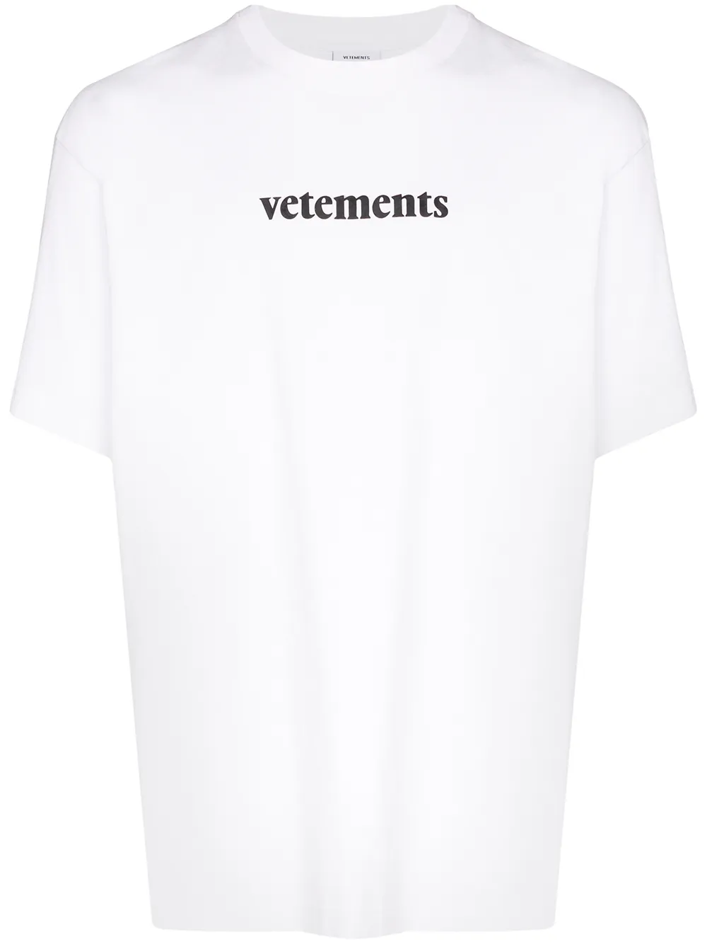 фото Vetements футболка с логотипом