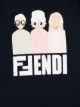 Fendi Kids ruffled logo dress