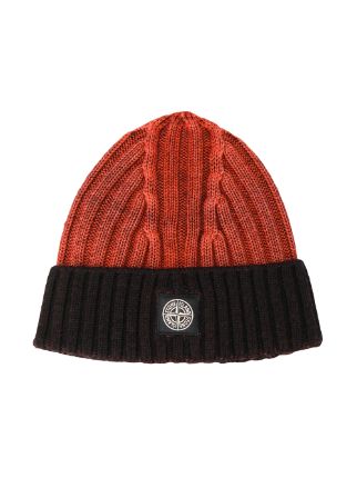 stone island two tone beanie