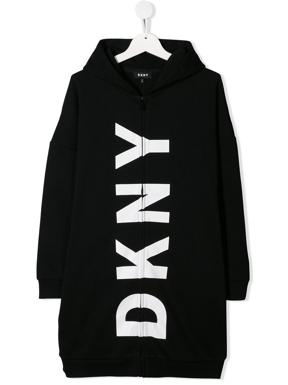 фото Dkny Kids длинное худи на молнии