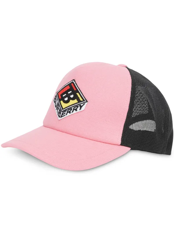 pink burberry hat