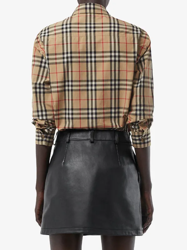 burberry womens button down