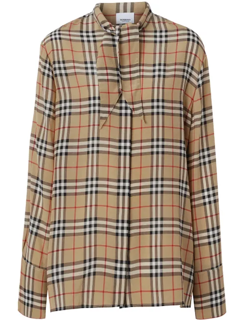 Burberry Tops VINTAGE CHECK SILK TIE