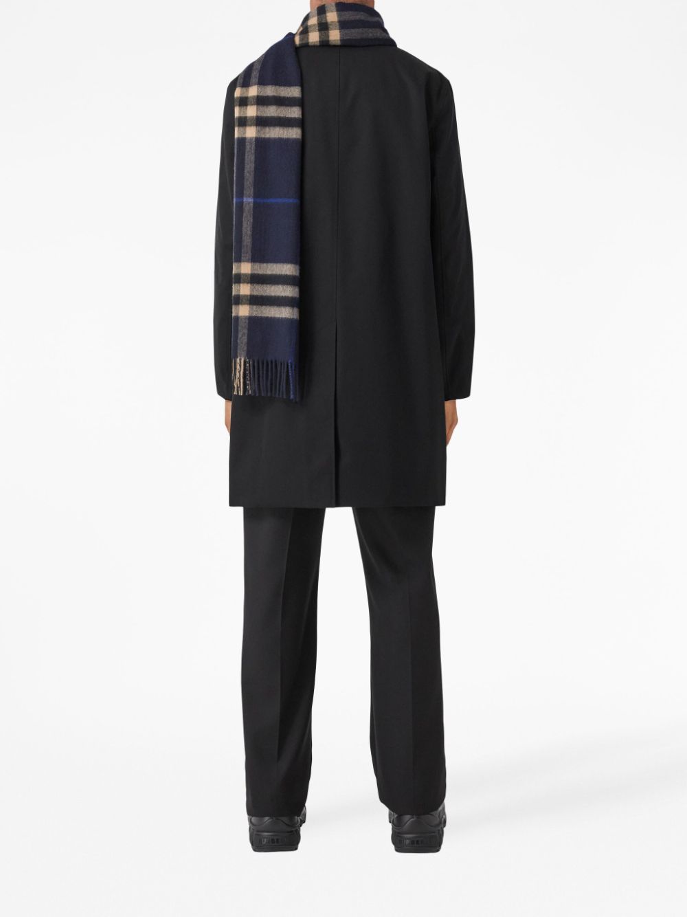 Burberry 100 cashmere top scarf black