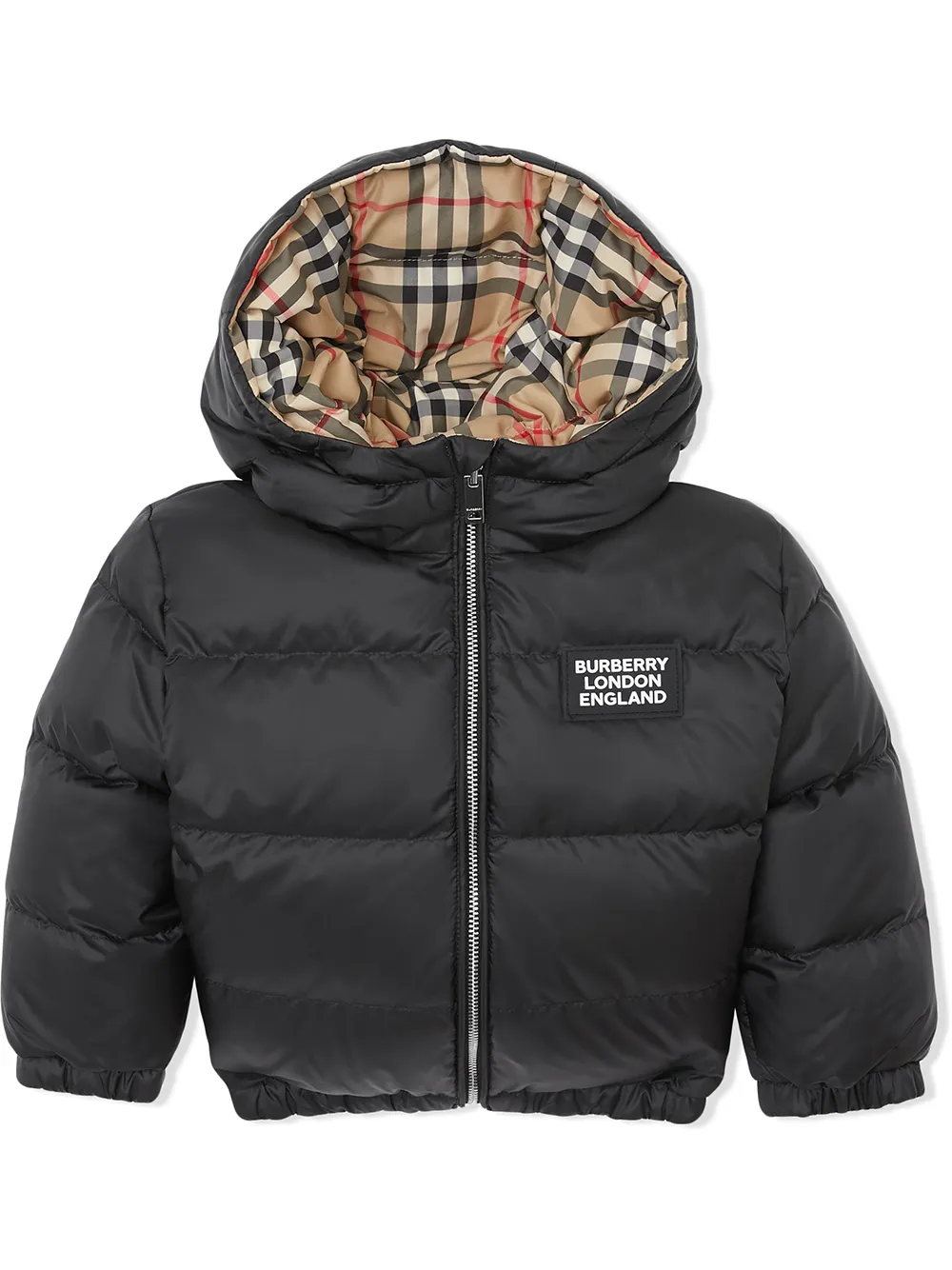 фото Burberry kids двусторонний пуховик