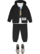 الصورة 2 من Burberry Kids كنزة بسحاب وغطاء رأس وشارة شعار