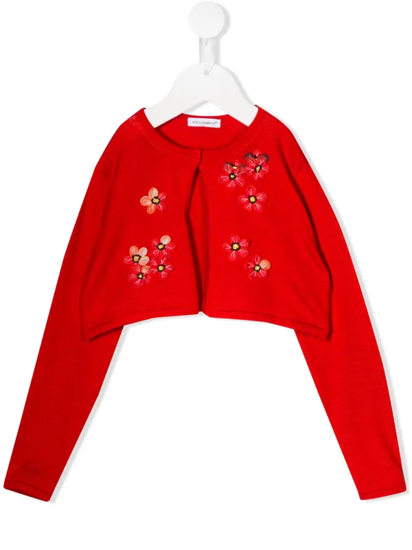 kids cropped cardigan