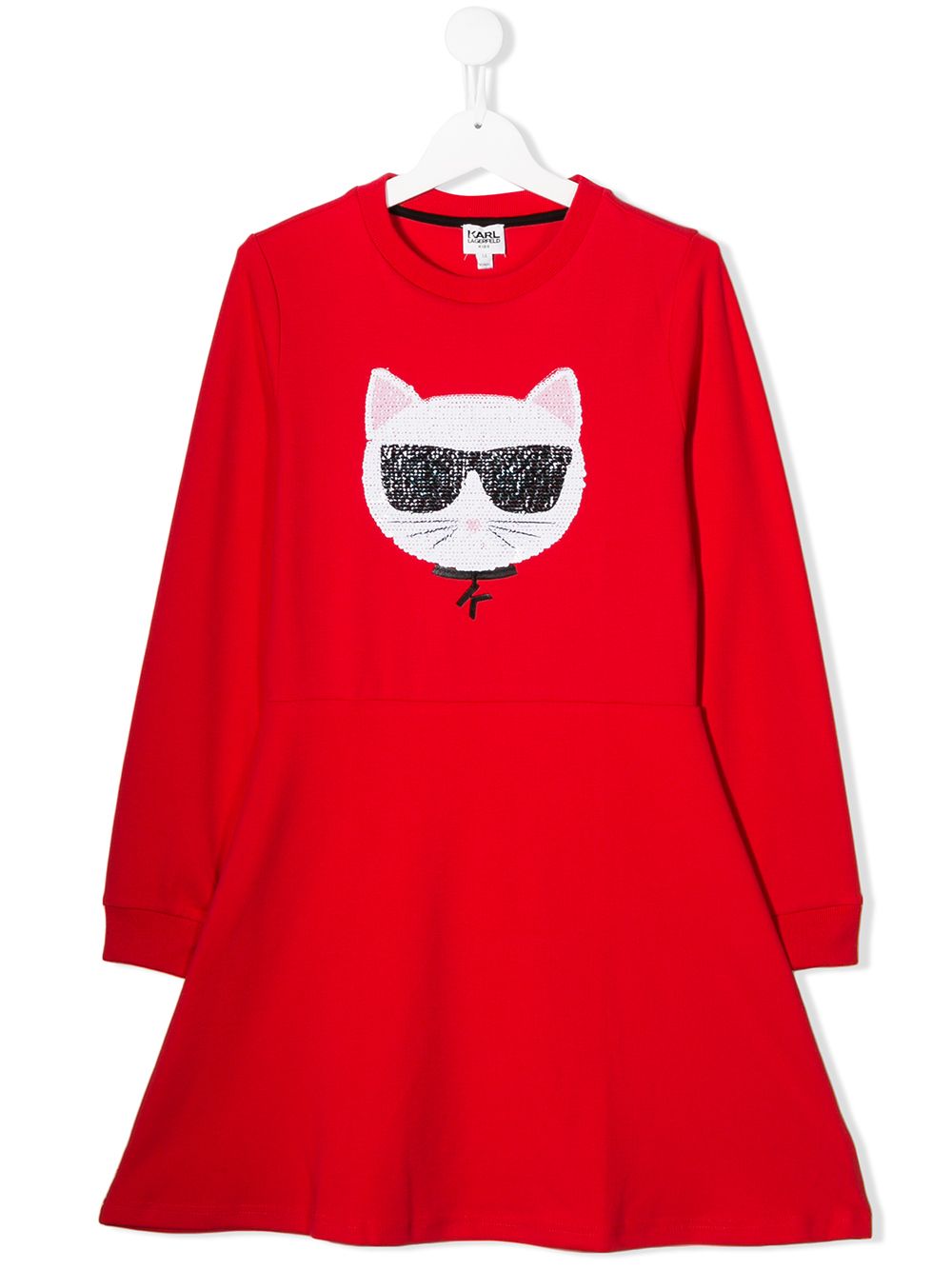 фото Karl lagerfeld kids платье iconic cat