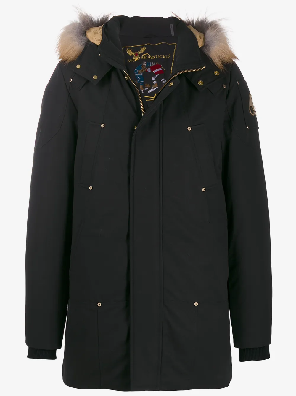Moose Knuckles Stag Lake parka coat | Black | Image 1