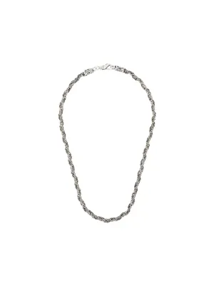 Tom Wood Venetian M Double Chain Necklace | Silver | FARFETCH PH