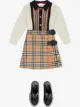 الصورة 2 من Burberry Kids رداء إسكتلندي بكاروهات كلاسيكية